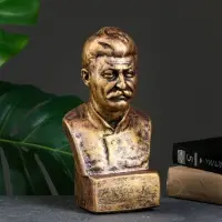 Бюст &laquo;Сталин&raquo;, фигурка полистоун, под бронзу, 12&times;24 см
