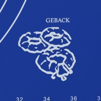 Коврик для выпечки с разметкой Доляна «Эрме», силикон, 40×30 см, цвет синий