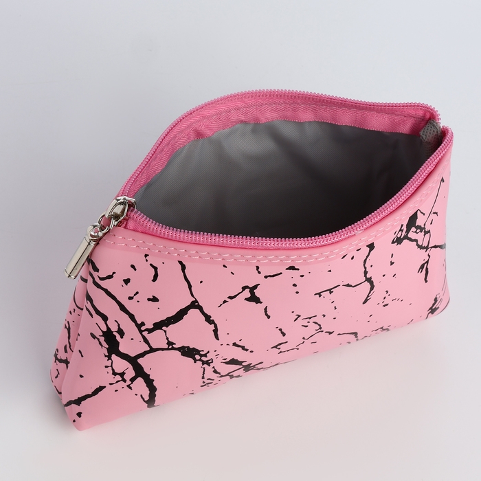 Набор косметичек 2 в 1 на молнии, цвет розовый Набор косметичек 2 в 1 на молнии, цвет розовый