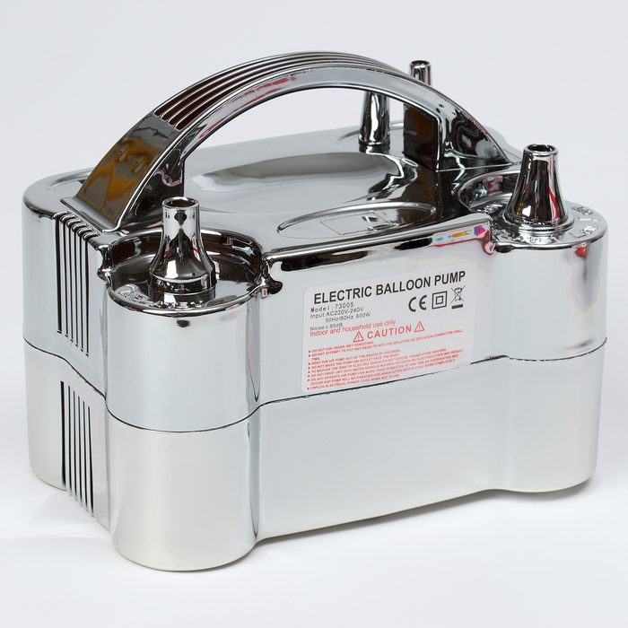 Компрессор для воздушных шаров, цвет серебро, без батареек Компрессор для воздушных шаров, цвет серебро, без батареек