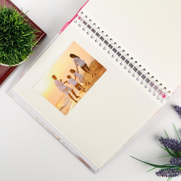 Фотоальбом магнитный 23Х28 см 30 листов Фотоальбом магнитный 23Х28 см 30 листов "Для девочки"