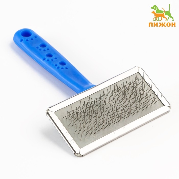 Пуходерка  Пуходерка "Лапки" средняя без капель, 9 х 12 см, синяя