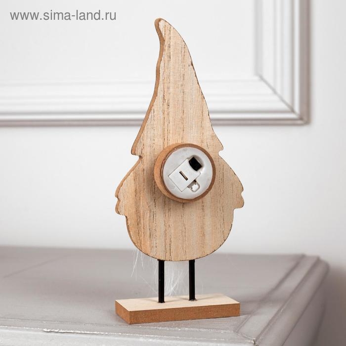 Светодиодная фигура «Дед Мороз» 7 × 22 × 5 см, дерево, батарейки CR2032 (в комплекте), свечение тёплое белое Светодиодная фигура «Дед Мороз» 7 × 22 × 5 см, дерево, батарейки CR2032 (в комплекте), свечение тёплое белое
