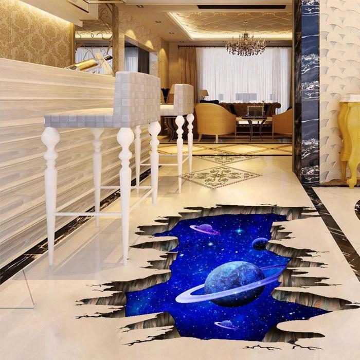 Наклейка 3Д интерьерная Космос 90*60см Наклейка 3Д интерьерная Космос 90*60см