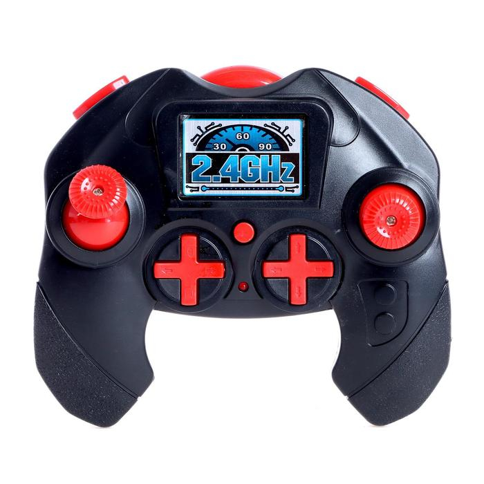 Квадрокоптер радиоуправляемый SKYDRONE, работает от аккумулятора, цвет красный Квадрокоптер радиоуправляемый SKYDRONE, работает от аккумулятора, цвет красный