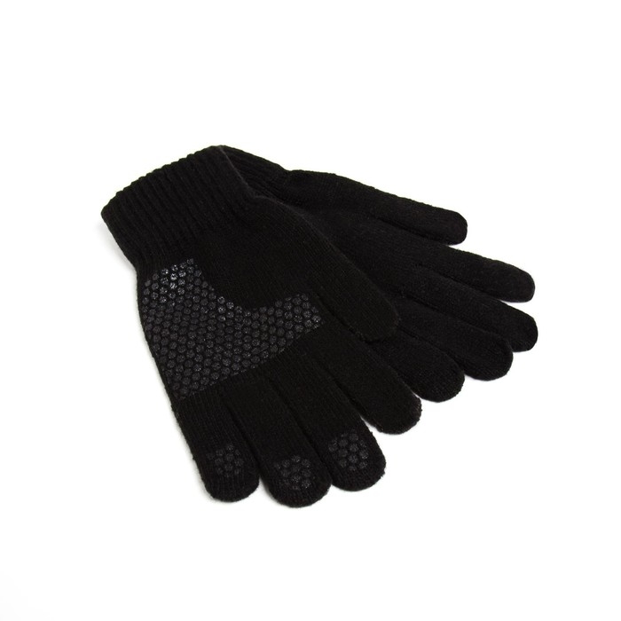 Перчатки мужские MINAKU однотонные, цв. чёрный, р-р 9-10 (22-24 см) Перчатки мужские MINAKU однотонные, цв. чёрный, р-р 9-10 (22-24 см)