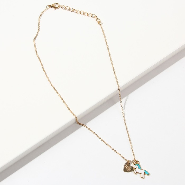 Заколки для волос и кулон, набор детский «Единорог» Заколки для волос и кулон, набор детский «Единорог»