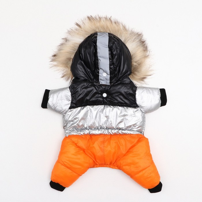 Комбинезон Комбинезон "Пушок", размер 12 (ДС 28 см, ОГ 38 см, ОШ 27 см), коралловый