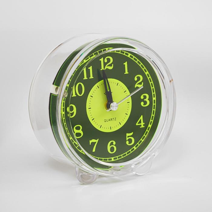 Часы настольные будильник с подсветкой Часы настольные будильник с подсветкой "Классика", циферблат d-9 см, 9.5 х 9.5 см