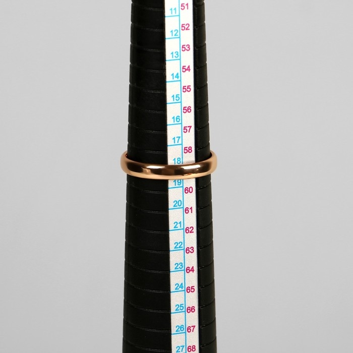 Прибор для измерения размера кольца, 2,5×2,5×24,8 см, цвет чёрный