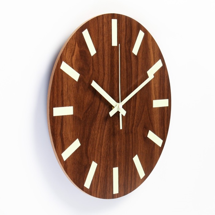 Светящиеся настенные часы, d-30 см Светящиеся настенные часы, d-30 см