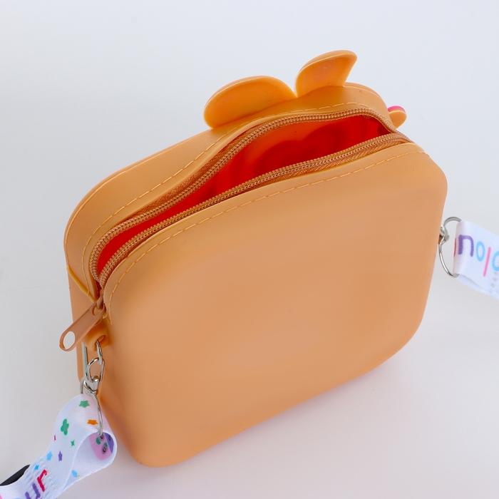 Сумка детская на молнии «Выбражулька», цвет бежевый