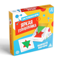 Настольная логическая игра «Яркая головоломка», 18 фигур, 7+