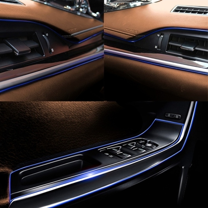 Молдинг гибкий TORSO, внутрисалонный, синий, 5 м Молдинг гибкий TORSO, внутрисалонный, синий, 5 м