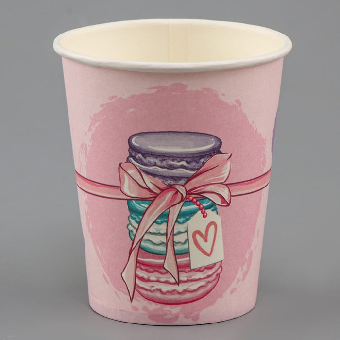 Набор бумажной посуды Набор бумажной посуды "Пироженки" 6 тарелок,6 стаканов