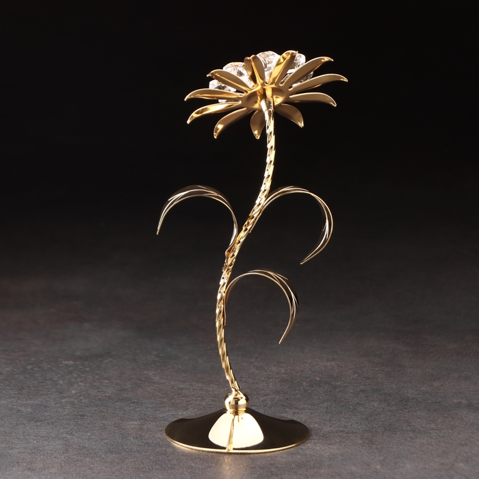 Сувенир  Сувенир "Подсолнух", с хрусталиками, 12х8х20 см