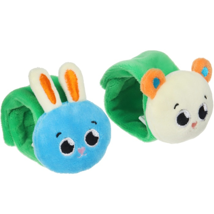 Подарочный набор «Погремушки на ручки и ножки: Зверята», 4 шт, Крошка Я Подарочный набор «Погремушки на ручки и ножки: Зверята», 4 шт, Крошка Я