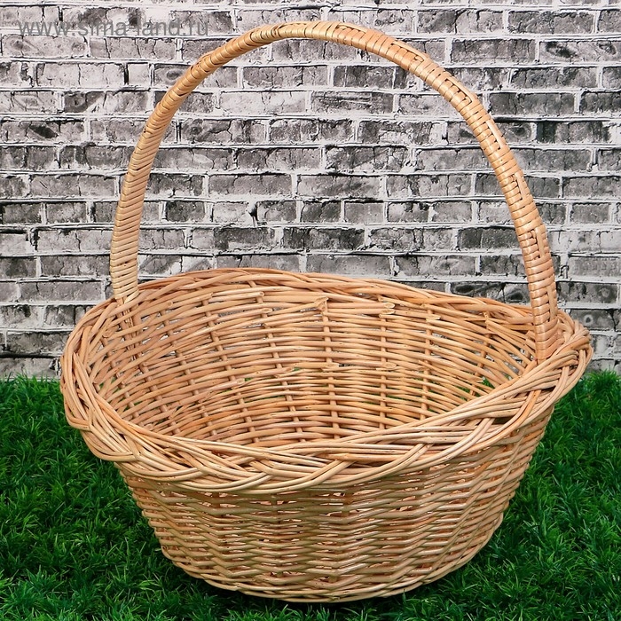 Корзина «Фруктовая», №1, дно: 20×26 см, верх: 31×37 см, H=11/16/36 см, лоза Корзина «Фруктовая», №1, дно: 20×26 см, верх: 31×37 см, H=11/16/36 см, лоза