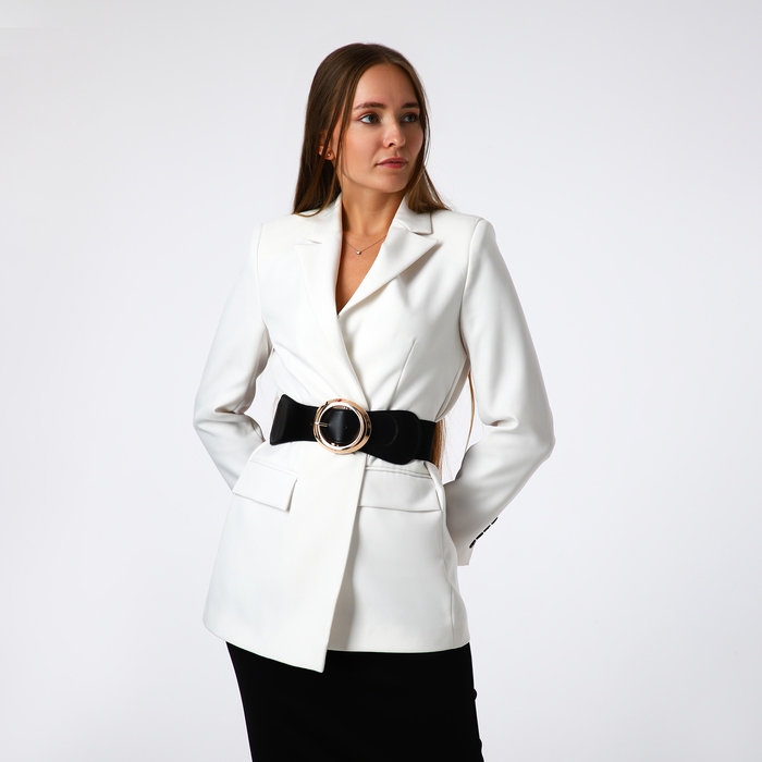 Ремень женский, ширина 8 см, пряжка золото, цвет чёрный Ремень женский, ширина 8 см, пряжка золото, цвет чёрный