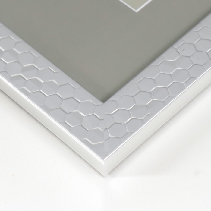 Фоторамка пластик Фоторамка пластик "Stella" 21x30 см, серебро 76818