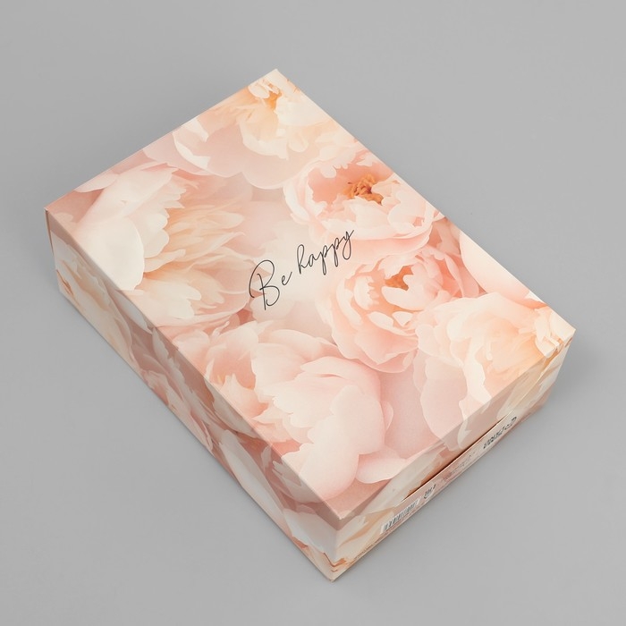 Коробка подарочная складная, упаковка, «Нежные пионы», 16 х 23 х 7.5 см Коробка подарочная складная, упаковка, «Нежные пионы», 16 х 23 х 7.5 см
