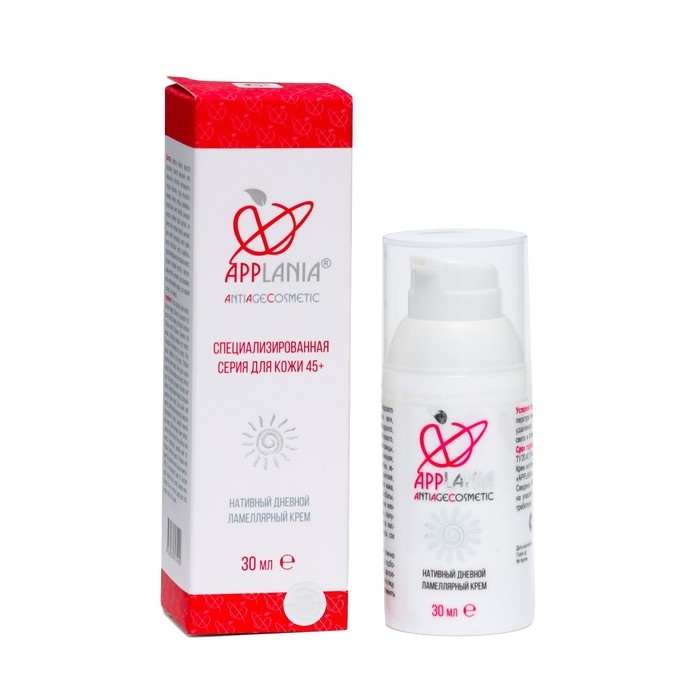 Крем для лица ламеллярный дневной Applania, 30 мл Крем для лица ламеллярный дневной Applania, 30 мл