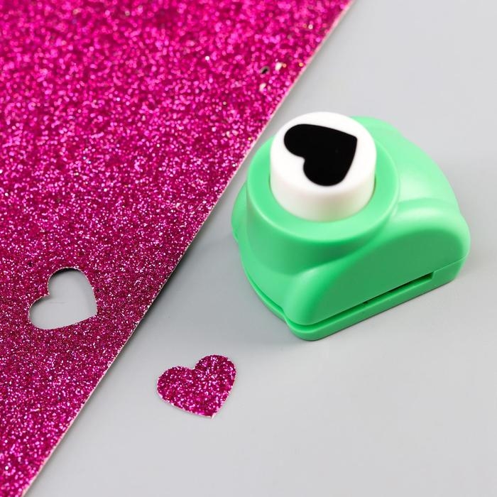 Дырокол фигурный Дырокол фигурный "Сердечко" d=1,5 см МИКС 3,5х4х4 см