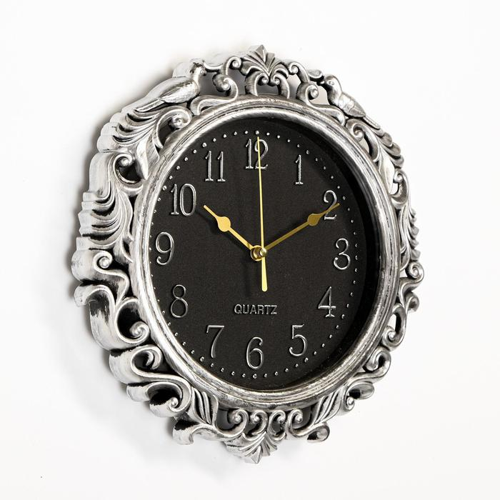 Часы настенные, серия: Интерьер, Часы настенные, серия: Интерьер, "Котаж", дискретный ход, d-17 см, 27 х 26 см