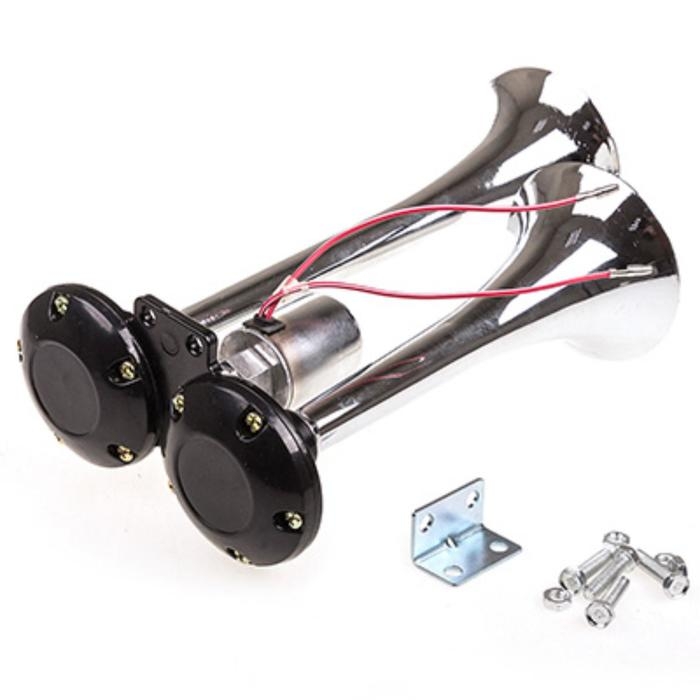 Сигнал звуковой Skyway NAUTILUS, воздушный, L=290/220 мм 12/24 В 120 Дцб, 10 А Сигнал звуковой Skyway NAUTILUS, воздушный, L=290/220 мм 12/24 В 120 Дцб, 10 А