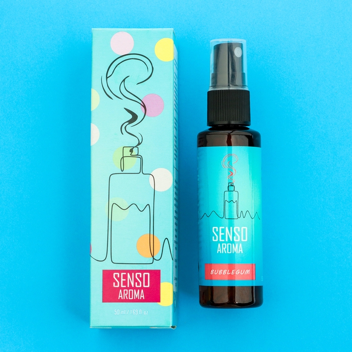 Духи автомобильные концентрированные спрей Senso Bubblegum, 50 мл Духи автомобильные концентрированные спрей Senso Bubblegum, 50 мл