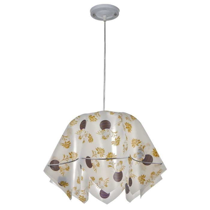 Люстра BayerLux Подвес BayerLux Люстра BayerLux Подвес BayerLux "Джули" E27 1х60Вт бел./желт./кор. 40х40х100 см
