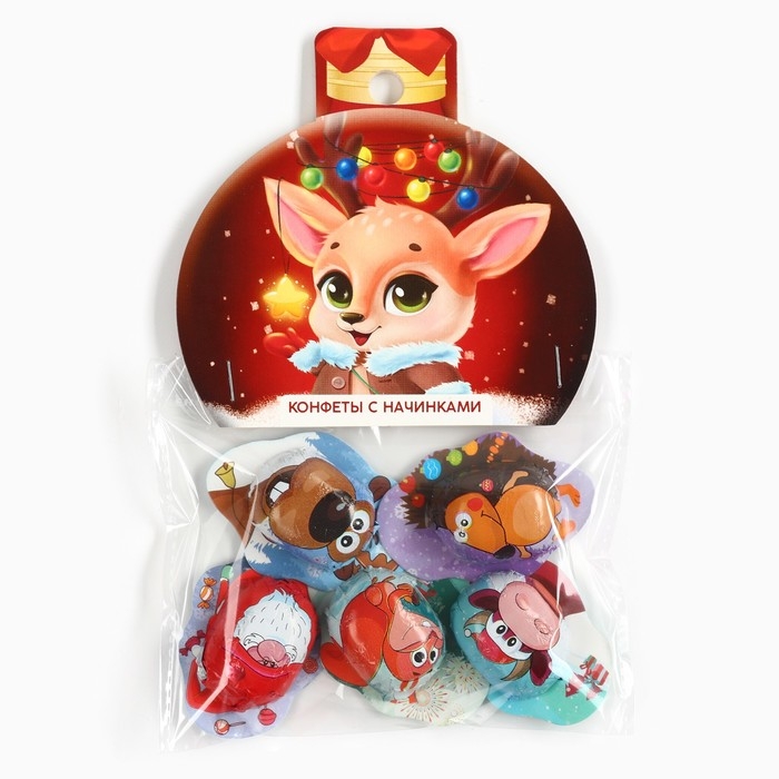 Новый год! Конфеты набор &laquo;Олень&raquo;, 5 шт