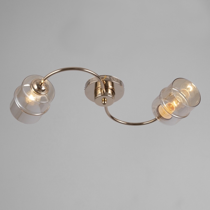 Люстра Люстра "Фокс" 2хЕ27 40Вт золото 46х20х27 см