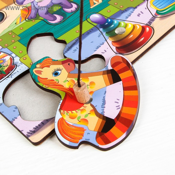 Магнитная рыбалка - пазл «Игрушки» Магнитная рыбалка - пазл «Игрушки»