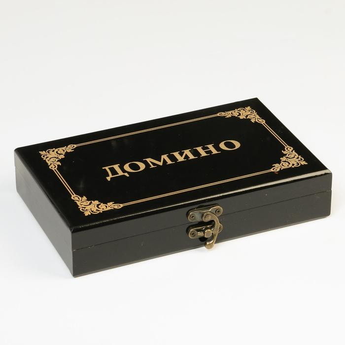 Домино настольная игра  Домино настольная игра "Лилит", 28 шт, 20.5 х 12.5 см, костяшка 5 х 2.5 см