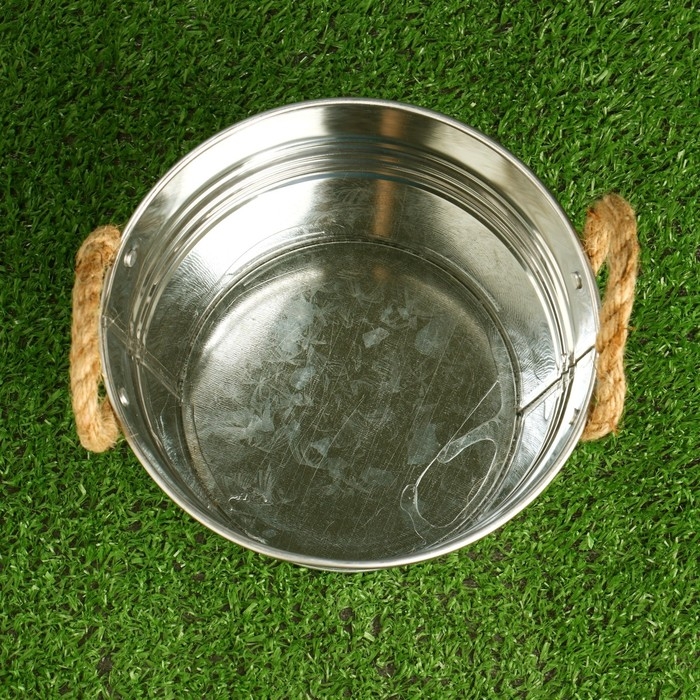 Кашпо  Кашпо "Ведерко Элла" низкое, 17х13х11см