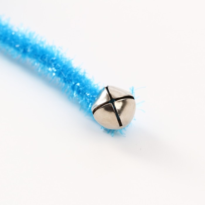 Мышь-погремушка 7 см, синяя Мышь-погремушка 7 см, синяя