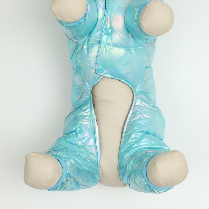 Комбинезон Комбинезон "Глянец", размер 8 (ДС 23, ОГ 30, ОГ 22), голубой