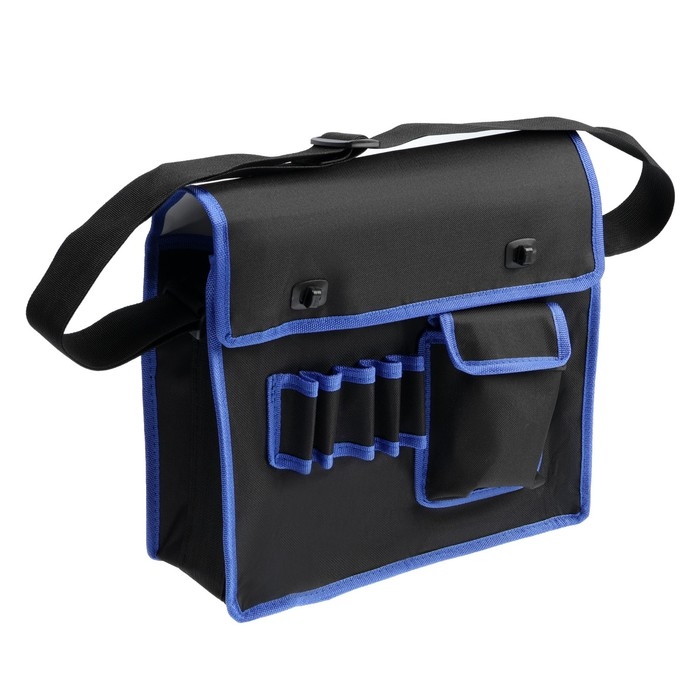 Сумка для инструментов ТУНДРА, карман и 5 петель, два отделения, ремень, 360 х 280 х 130 мм   993329 Сумка для инструментов ТУНДРА, карман и 5 петель, два отделения, ремень, 360 х 280 х 130 мм   993329