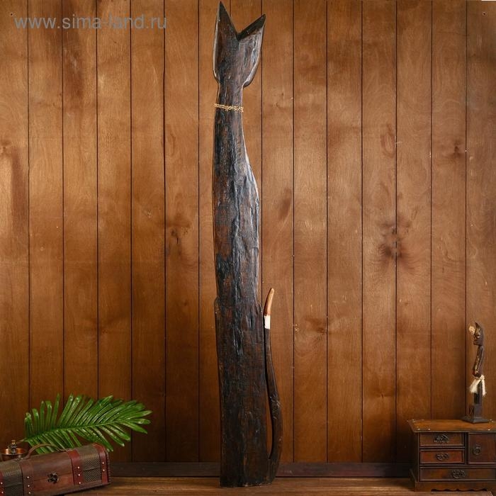 Сувенир дерево Сувенир дерево "Кошка с узором на лапках" 150х23х11 см