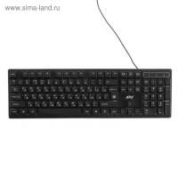 Клавиатура Defender Arx GK-196L, игровая, проводная, подсветка, 104 клавиши, USB, чёрная