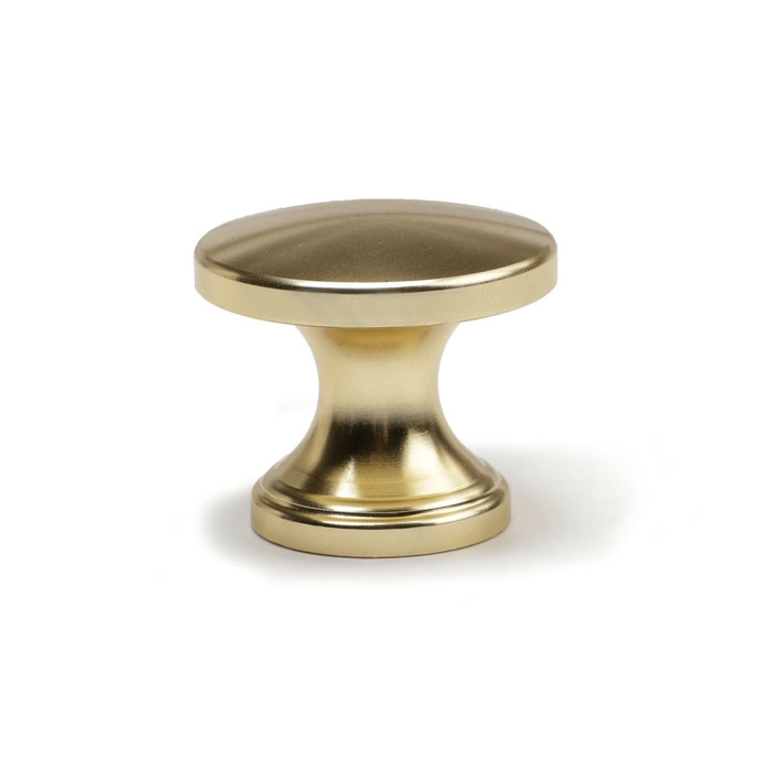 Ручка кнопка CAPPIO RK148, d=30 мм, цвет сатиновое золото Ручка кнопка CAPPIO RK148, d=30 мм, цвет сатиновое золото