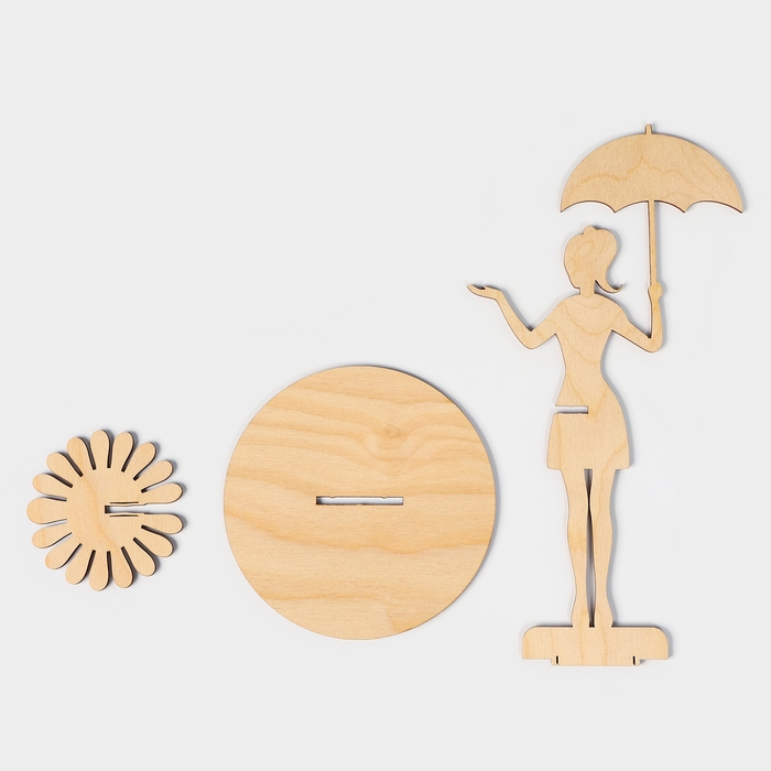 Салфетница деревянная «Девушка с зонтиком», 25×13×13 см Салфетница деревянная «Девушка с зонтиком», 25×13×13 см