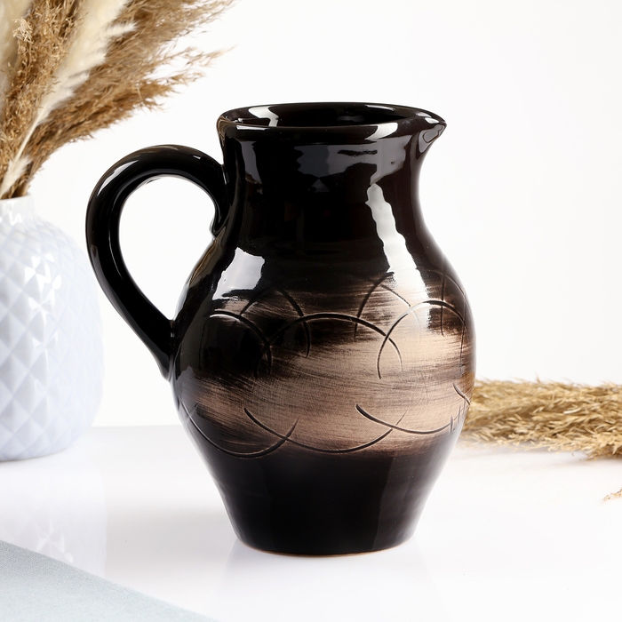 Кувшин Кувшин "Гончарный" 1л / 18-20х14-16см, старина