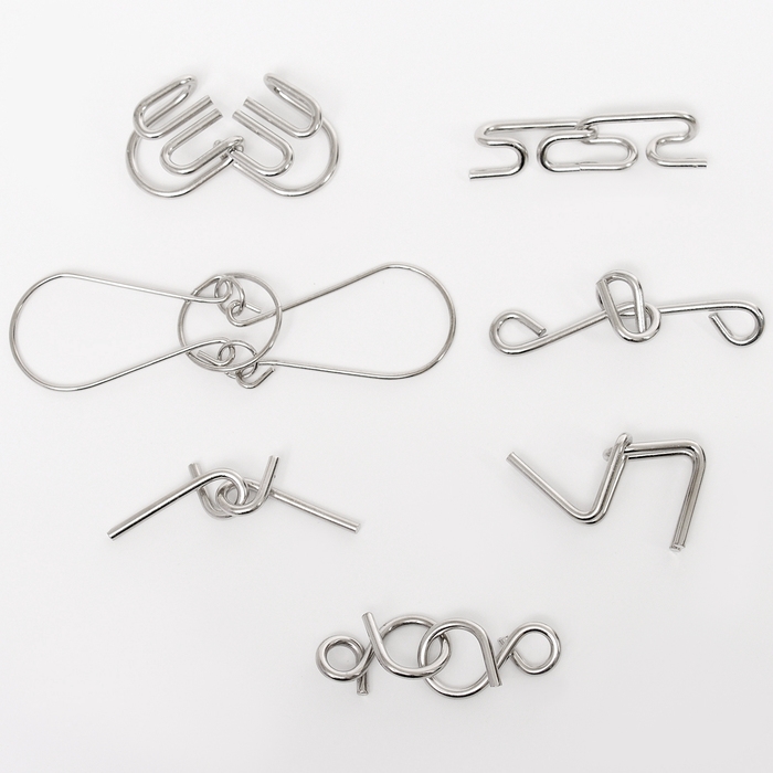 Набор металлических головоломок «Игры разума №3»,на блистере Набор металлических головоломок «Игры разума №3»,на блистере