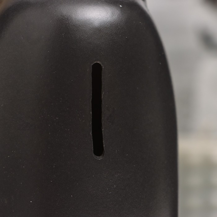 Копилка Копилка "Кот мурзик" черный, 15 см