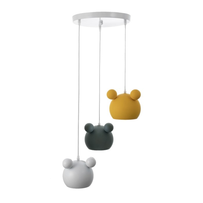 Светильник BayerLux Светильник BayerLux "Барни" 3хЕ27 40Вт желтый белый зеленый 35х35х30-130см