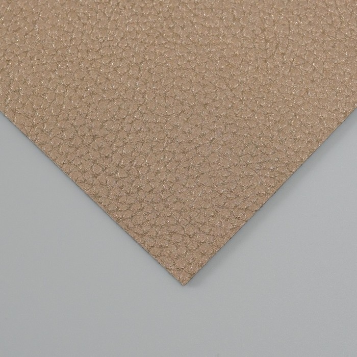 Лист для творчества иск.кожа Лист для творчества иск.кожа "Личи. Перламутр" тёмное золото лист 33х20 см толщина 0,9 мм