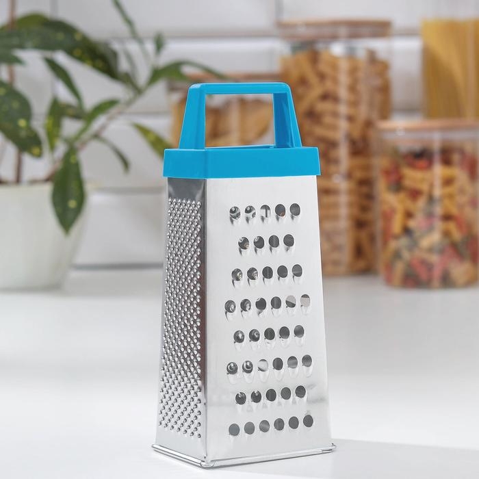 Тёрка четырёхгранная Доляна «Классика», 20 см, цвет МИКС Тёрка четырёхгранная Доляна «Классика», 20 см, цвет МИКС