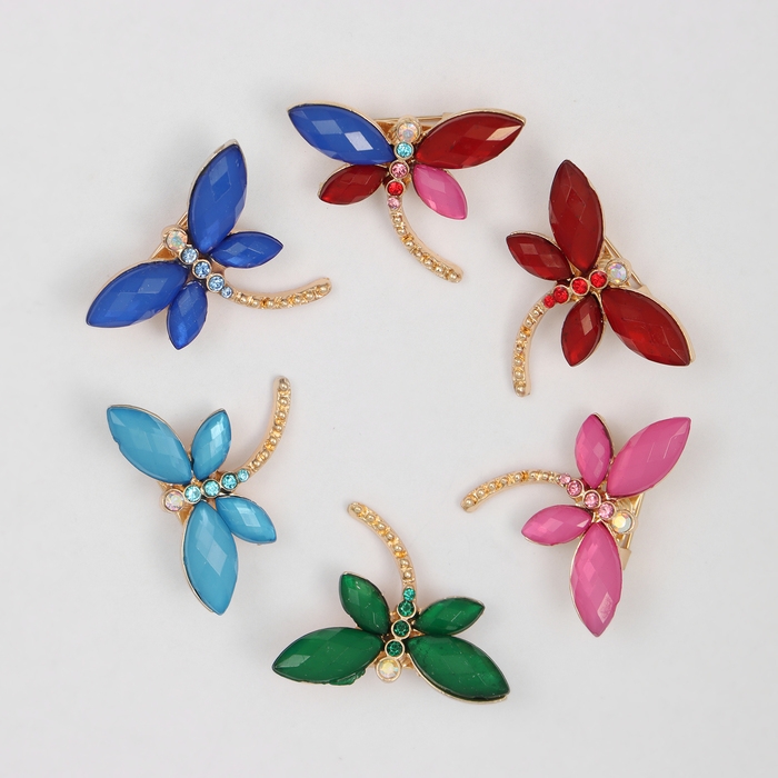 Брошь «Стрекозка», цвет МИКС в золоте (неделимая фасовка 12 шт., цена за шт.) Брошь «Стрекозка», цвет МИКС в золоте (неделимая фасовка 12 шт., цена за шт.)